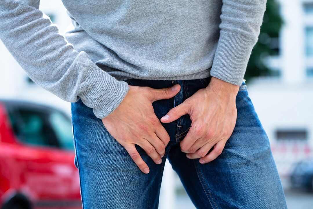 nyeri di selangkangan pada pria dengan prostatitis kalkulus
